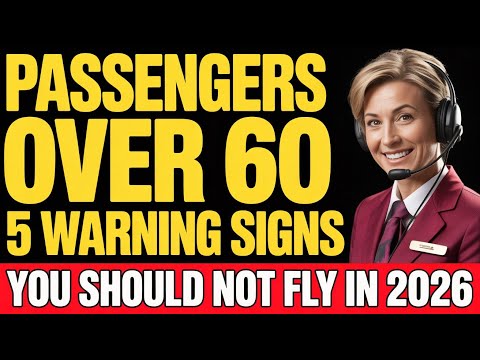 5 Warning Signs You Should NOT Fly in 2026 — Especially If You’re Over 60!
