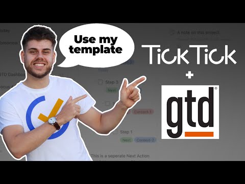 My TickTick Setup in 2025 (Getting Things Done / Second Brain)