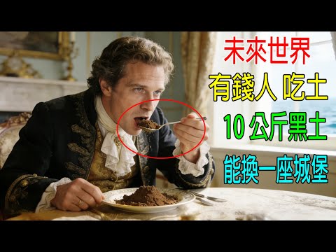 未來世界，有錢人吃土，10公斤黑土，能換一座城堡！！！