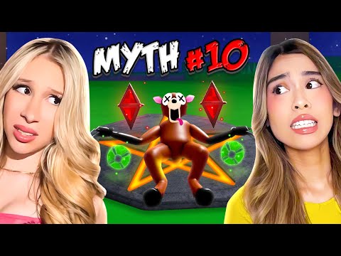 TESTING 99 NIGHTS IN THE FOREST MYTHS/HACKS on ROBLOX... W/ @Kat