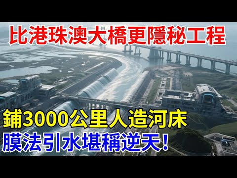 比港珠澳大橋更隱秘的工程：羅布泊地下鋪設3000公裏人造河床，膜法引水堪稱逆天！【大國工程錄】  #中國制造#科技#建造 #超级工程 #中国基建