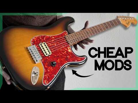 Making a Squier Stratocaster great with cheap mods!