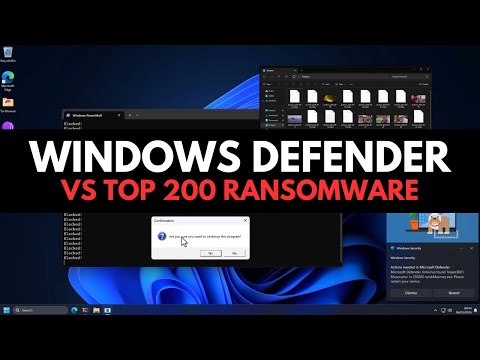 Windows Defender vs Top 200 Ransomware