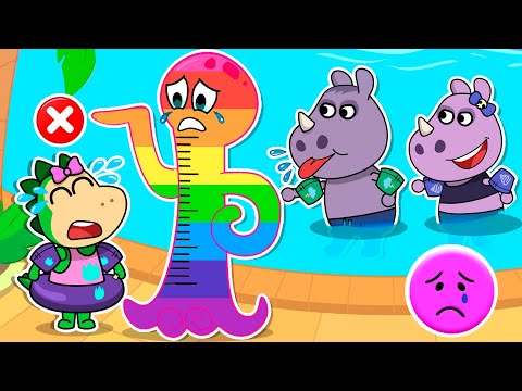 💦 Sparkle vs the Tallest Slide Ever! Pool Safety Tips and other Fun Stories for Kids by Fire Spike