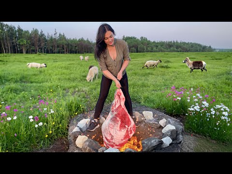 A Leg Of Pork Baked In The Ground All Day! The Perfect Meat Dish