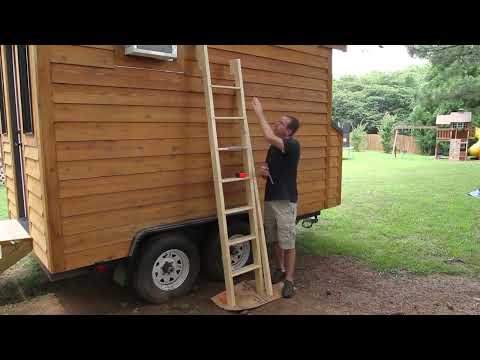 How to Build a Tiny House - Building a Ladder