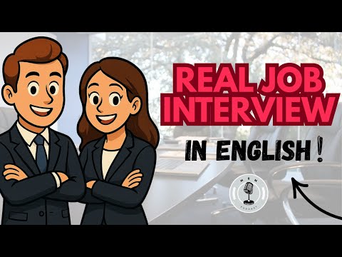 🎙️ English Job Interview Simulation | Daily English Podcast for Learners!