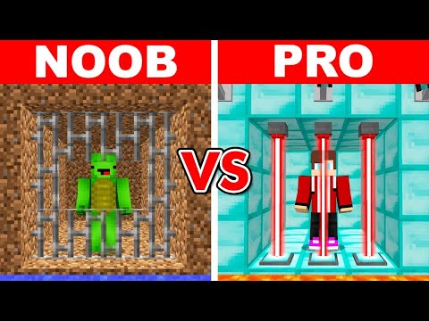 Minecraft NOOB vs PRO: SICHERSTES GEFÄNGNIS CHALLENGE