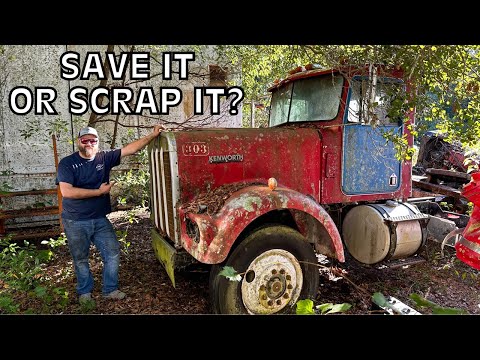 A Model KENWORTH Rotting in the WOODS… WILL IT START?