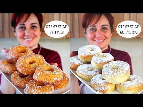 CIAMBELLE GRAFFE SOFFICI FRITTE E AL FORNO SENZA PATATE - Ricetta Facile Fatto in Casa da Benedetta