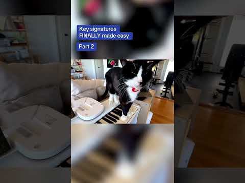 Key signatures part 2 #minorscales #readmusic #piano #musicscales #trebleclef #music #bassclef