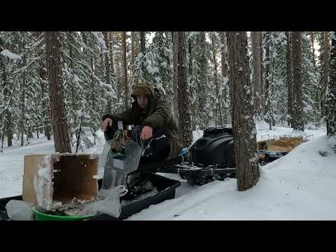 Завтра Метель! Срочная Заброска Капканов в Глухой Тайге. По следам росомахи и ходового лося.