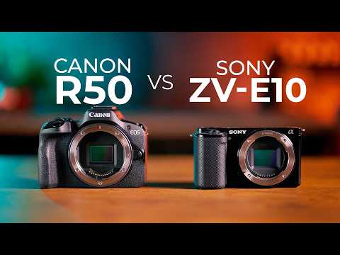 CANON R50 VS SONY ZVE10: QUAL É A MELHOR?