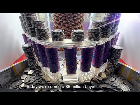 $5 million buy in high limit coin pusher