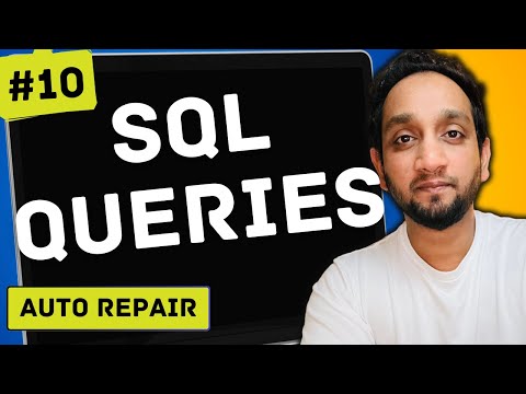Auto Repair - SQL Interview Query 10 | SQL Problem Level "HARD"