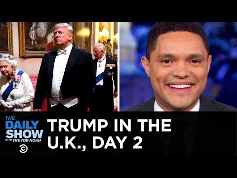 Trump in the U.K. Day 2: 75,000 Protesters and One Weird Tuxedo | The Daily Show