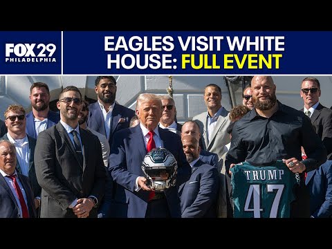 Philadelphia Eagles visit White House to celebrate Super Bowl LIX victory: Full Event