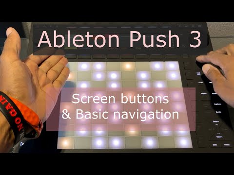 Ableton Push 3 Screen Buttons   Stop Mute & Solo