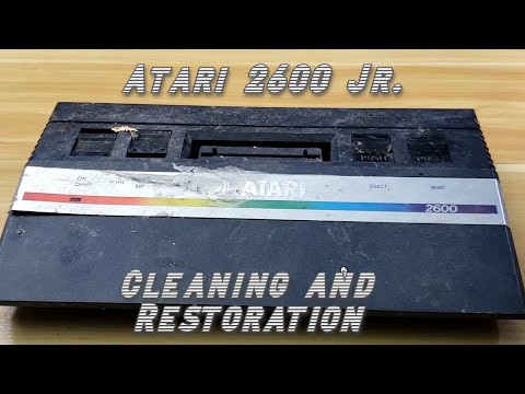 Atari 2600 Jr  Cleaning and Restoration