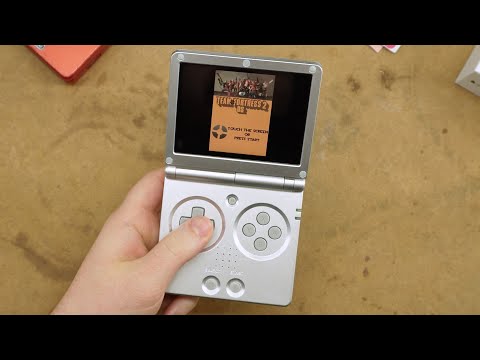 Gaming on a Highly Cursed GameBoy Advance SP