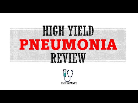 Pneumonia Review | Mnemonics And Other Proven Ways To Memorize for the PANCE, PANRE