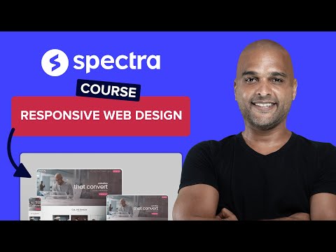 How To Make Your WordPress Spectra Website Responsive | Spectra Course