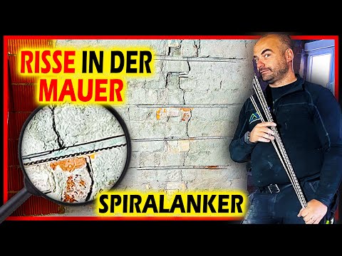 RISS IM MAUERWERK - Spiralanker zur Risssanierung als Mauerwerksbewehrung! | Home Build Solution