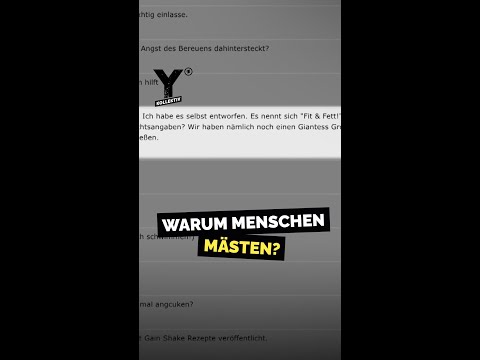 Warum Menschen mästen? #shorts