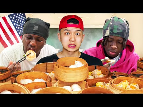 American Students try Dim Sum for the First Time!