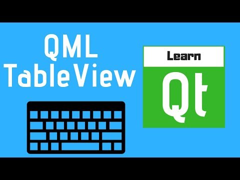 QML TableView | Building your Headers | Qt Tutorial