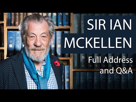 Sir Ian McKellen | Full Address and Q&A | Oxford Union