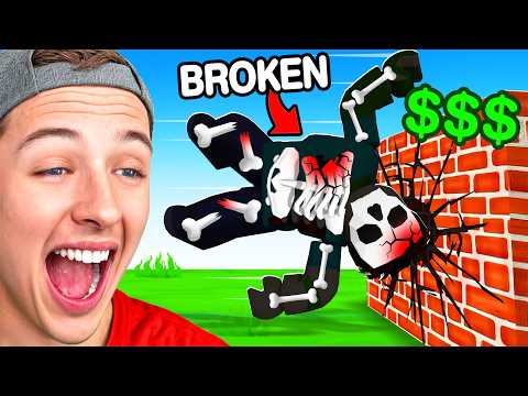 I got Paid to BREAK 9,432,785 Bones in Roblox