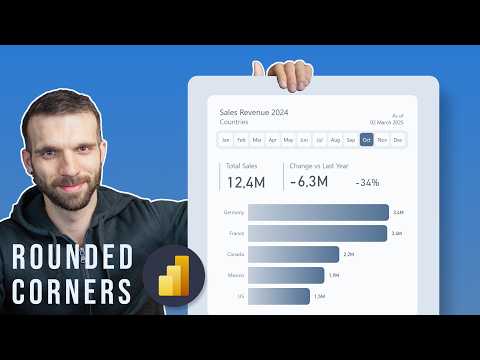 Rounded Bar Charts in Power BI | Deneb Tutorial from Scratch