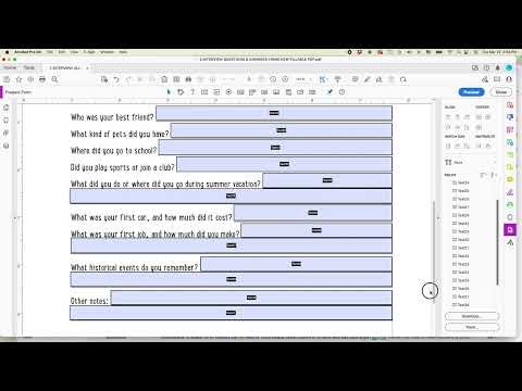 How to Create a fillable PDF from scratch in Adobe Acrobat Pro (Windows/Mac)