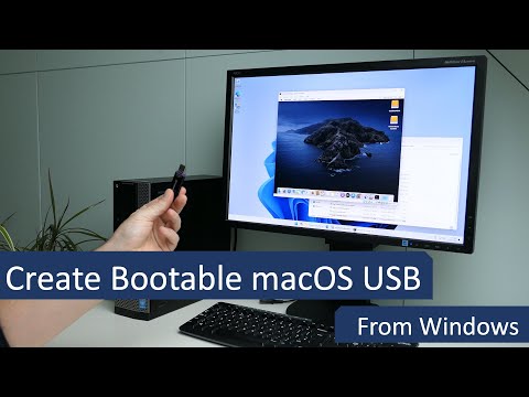 Create bootable macOS USB installation media from Windows