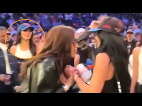 Kendall Jenner REACTS as Sister Kylie Reunites With Jordyn Woods at Knicks Game