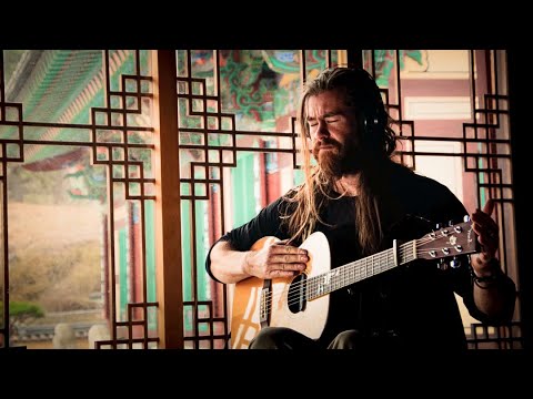 Temple Of Buddha | 1 hr ambient fingerstyle guitar in Korean temple | James R. Thomas
