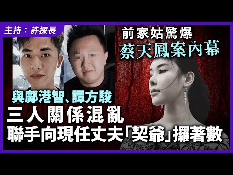 【前家姑驚爆蔡天鳳案內幕】與鄺港智、譚方駿三人關係混亂，聯手向現任丈夫「契爺」攞著數」