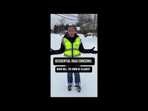 Residential road concerns: When will the snow be cleared?
