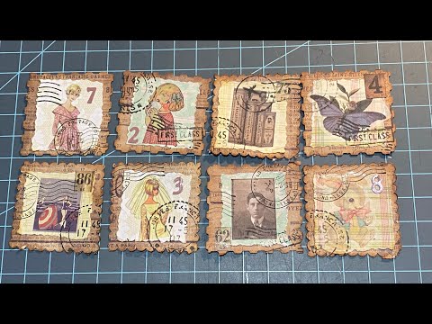 Faux Vintage Stamps For Journals - Craft With Me