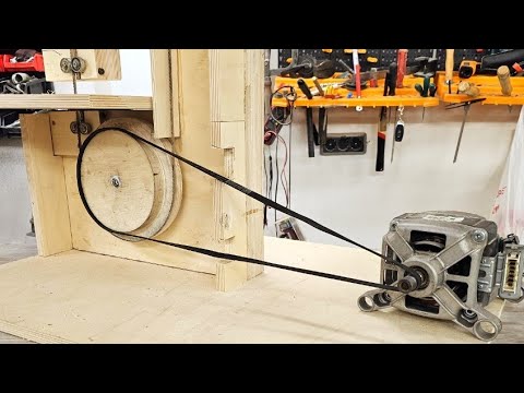 I Save A lot Of Money For Workshop  Using Old Washing Machine Motor