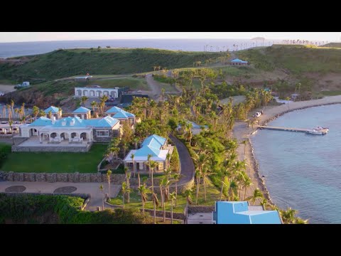 Epstein Island in 4K via drone from Epstein files | Little Saint James