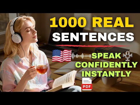 1000 Real English Sentences That Will Make You Sound Fluent Instantly ✅