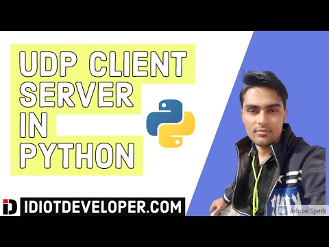 UDP Client Server in Python | Socket Programming in Python