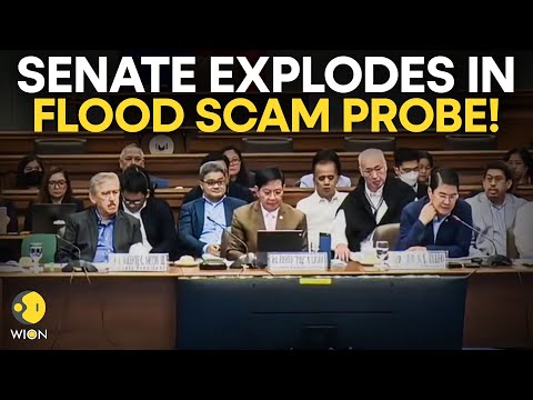 Philippines Senate LIVE | Blue Ribbon Committee LIVE | Flood Control Fund Scam | WION LIVE