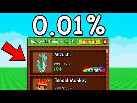 Starting Over but You Can BUY Admin Inventory!