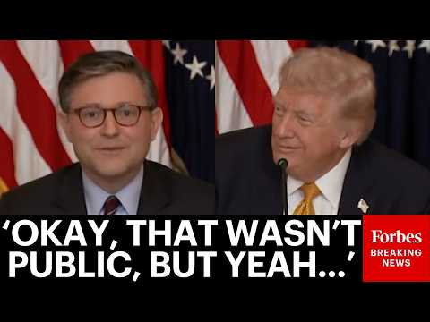 JUST IN: Trump Shocks Speaker Johnson By Sharing Story Of GOP Congressman Who Had Grim Prognosis