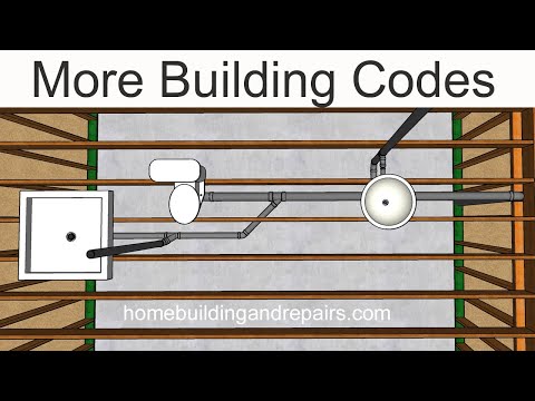 How Dry Vents Can Connect To Wet Vent Plumbing Drain Pipes - Shower And Toilet - Project #1 Q