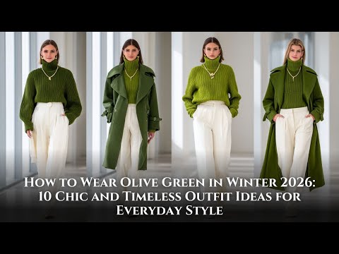 How to Wear Olive Green in Winter 2026: 10 Chic and Timeless Outfit Ideas for Everyday Style
