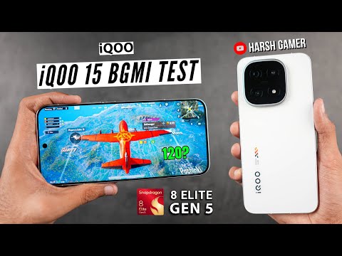 iQOO 15 Unboxing & BGMI Test with FPS Meter, Heating & Battery Test | SD 8 Elite Gen 5 🔥